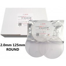 Aldente Combiloc Plus Dual Layer (Hard / Soft) Splint Material - 2.0mm - Round 125mm - Clear - Pack 10 (581-012-093-125RD)